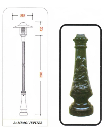 Ban ve cot den san vuon bamboo va de cot