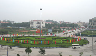 Cột thép đa giác chiếu sáng đường phố