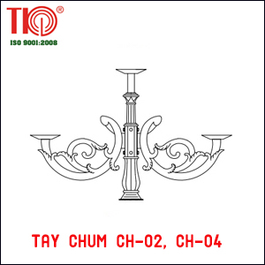 Tay chùm hoa văn trang trí