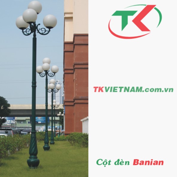 Trang trí và chiếu sáng khu đô thị, nên dùng loại cột đèn sân vườn nào?
