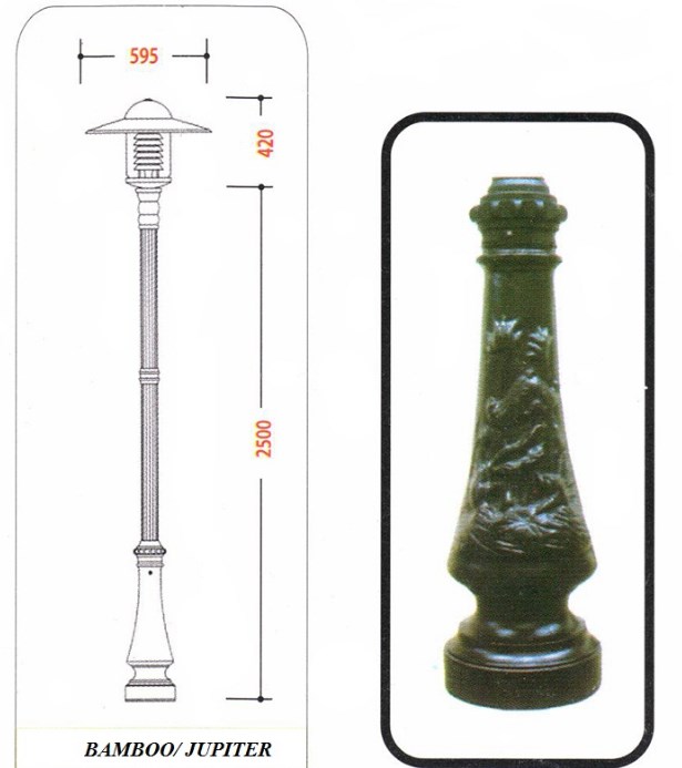 de cot den san vuon bamboo