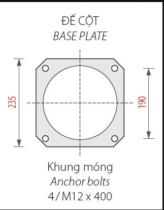 ban ve chi tiet khung mong cot den san vuon bamboo